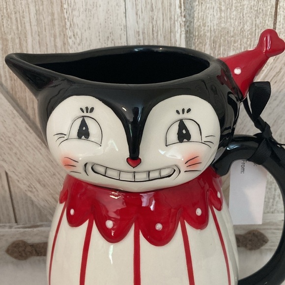 Johanna Parker Valentine’s Day Cat Pitcher - Picture 2 of 8